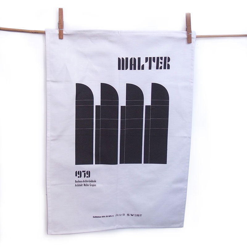 Tea towel: Walter 1979