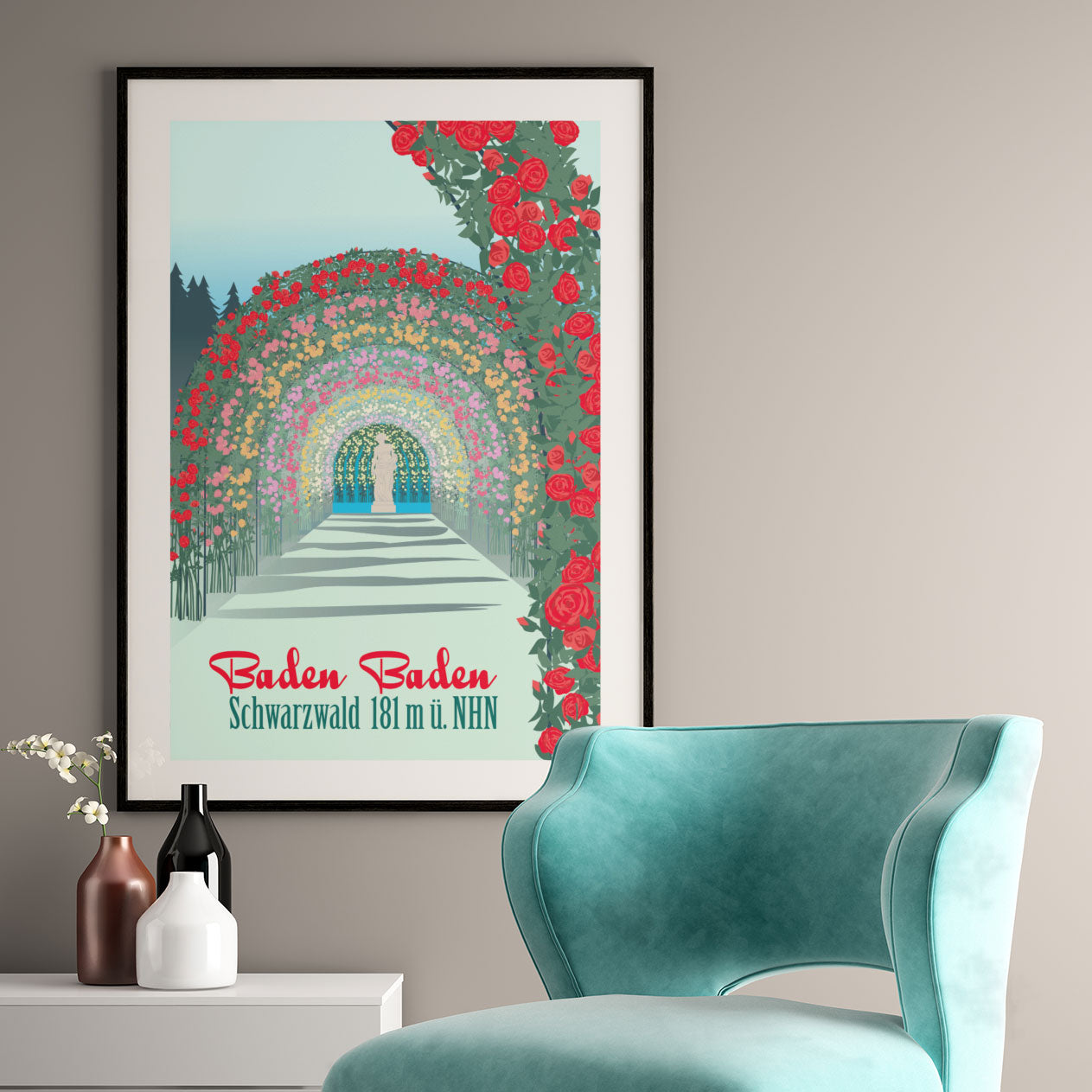 Schwarzwald Poster: Baden Baden