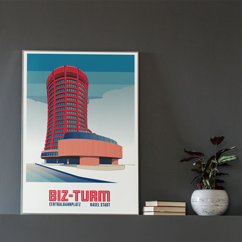 Basel Poster: BIS Tower