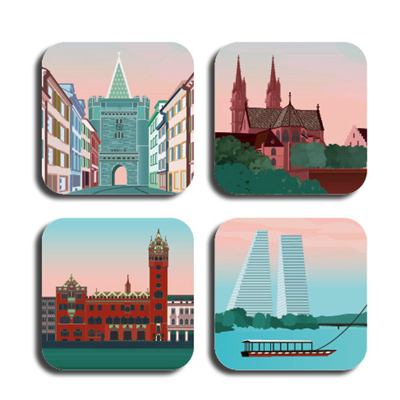 Coaster Set: Basel
