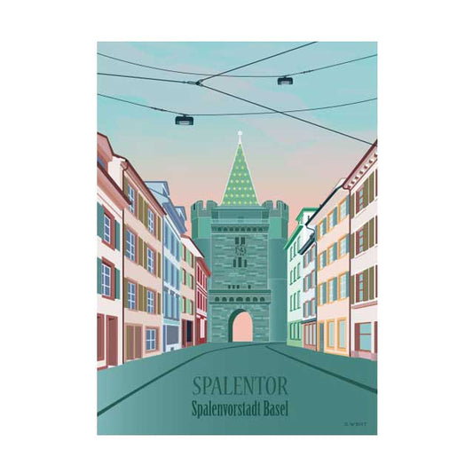 Postcard: Basel Spalentor