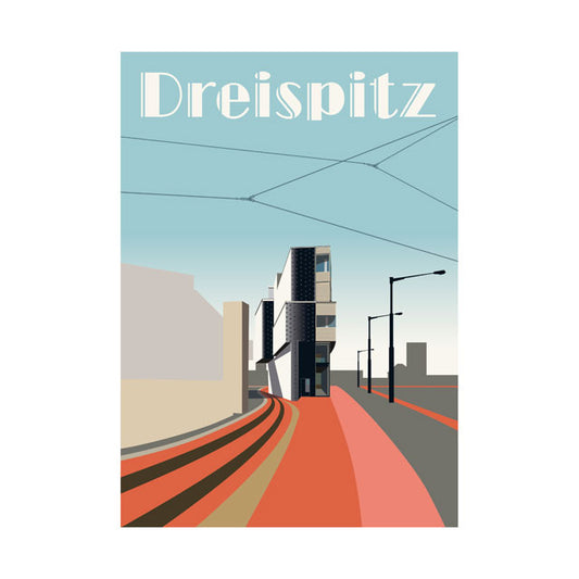 Postkarte: Basel Dreispitz