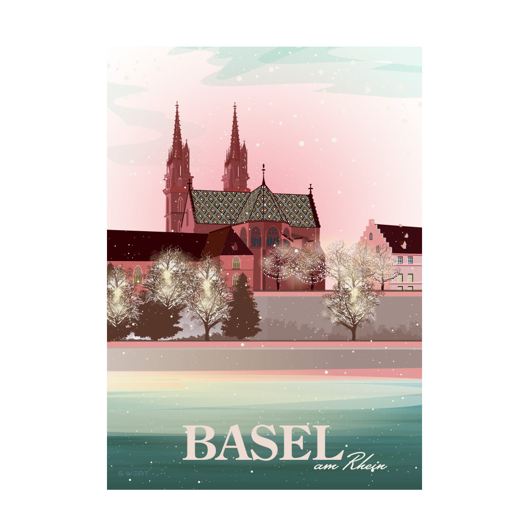 Basel Poster: Münster Winterzauber