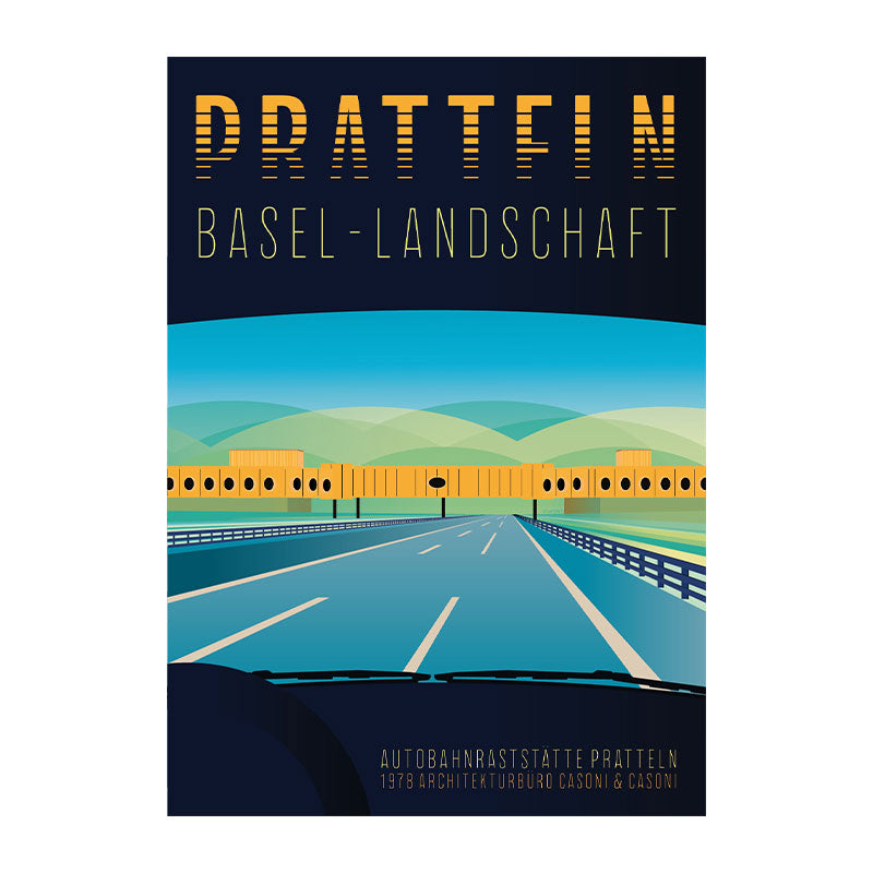 Postkarte: Basel Landschaft Pratteln