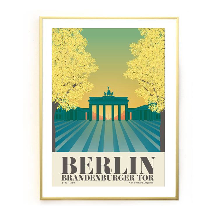 Berlin Poster: Brandenburger Tor