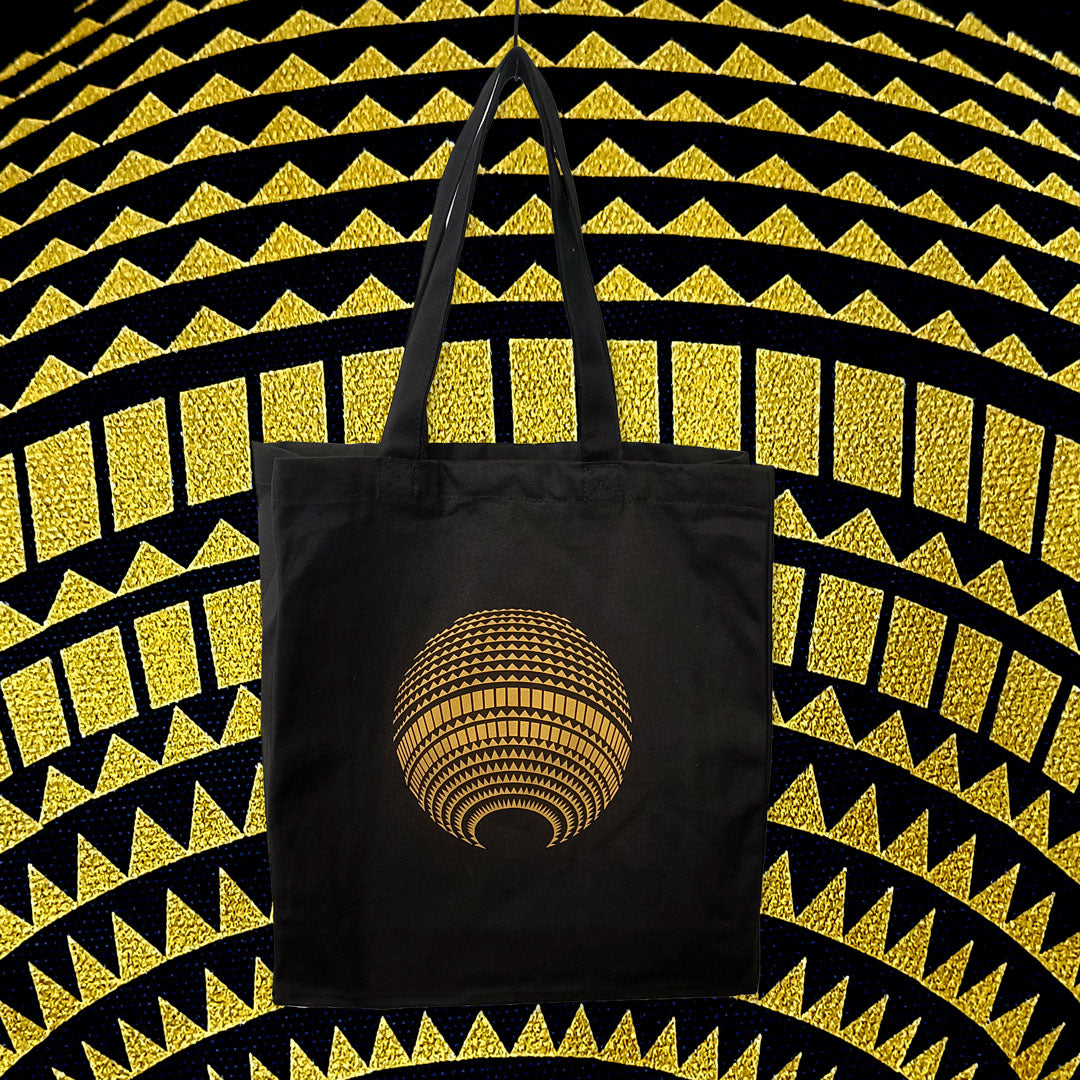 Berlin Bag: Fernsehturm Disco schwarz gold