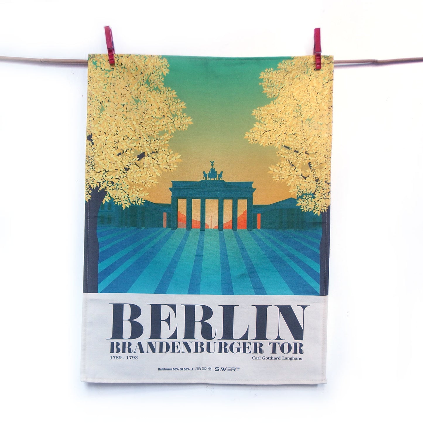 Tea towel: Brandenburg Gate