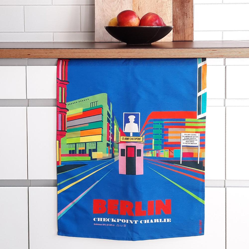 Tea Towel: Checkpoint Charlie