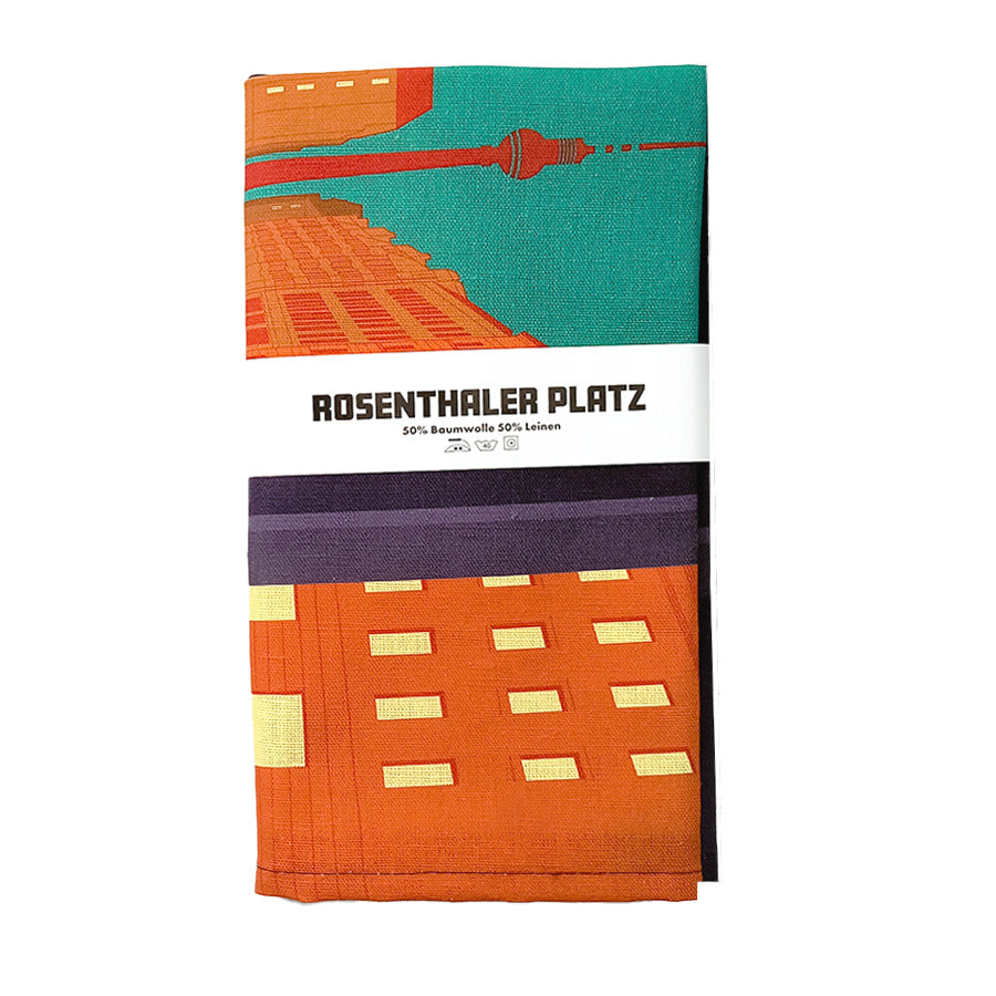Geschirrtuch: Rosenthaler Platz