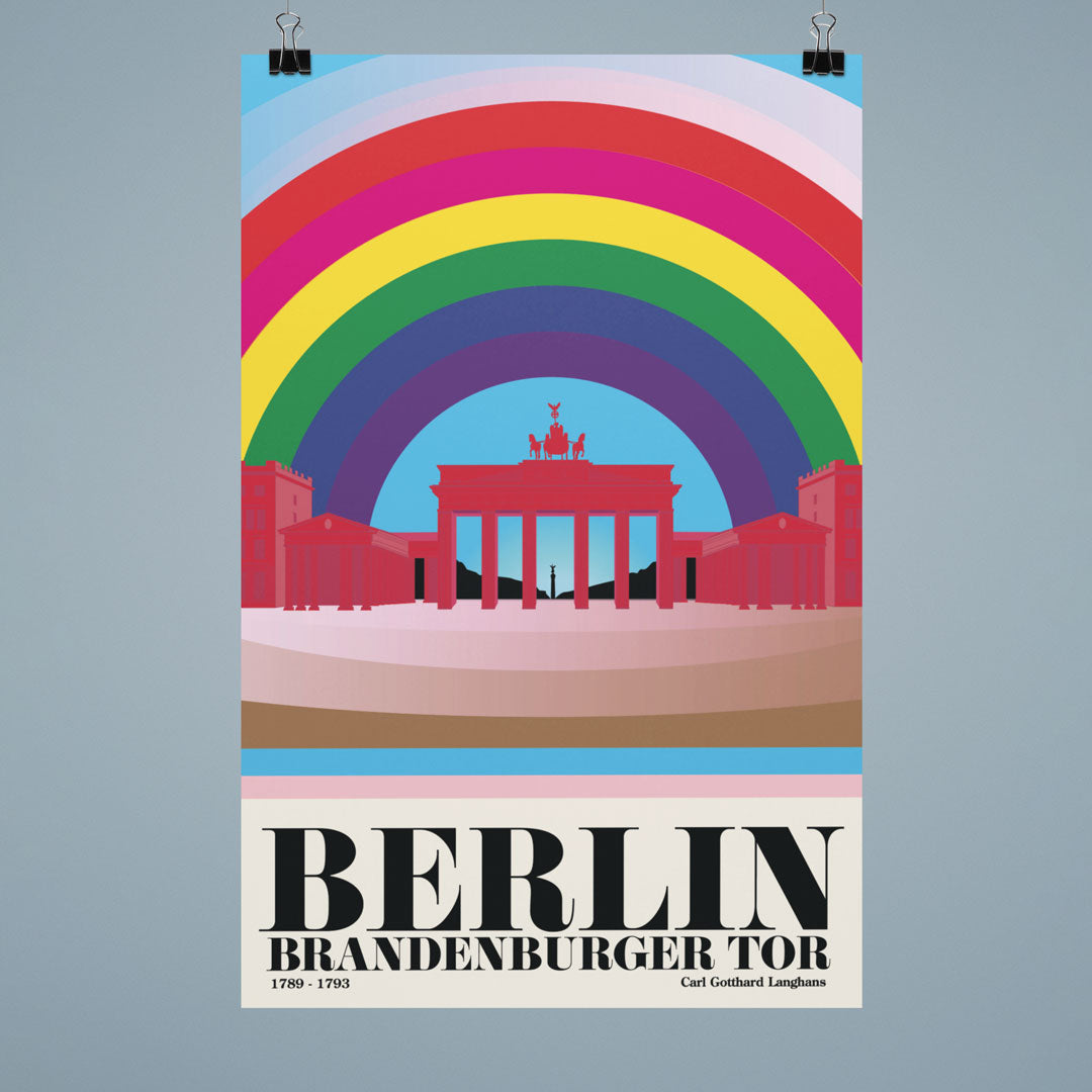 Berlin Poster: Brandenburger Tor Pride