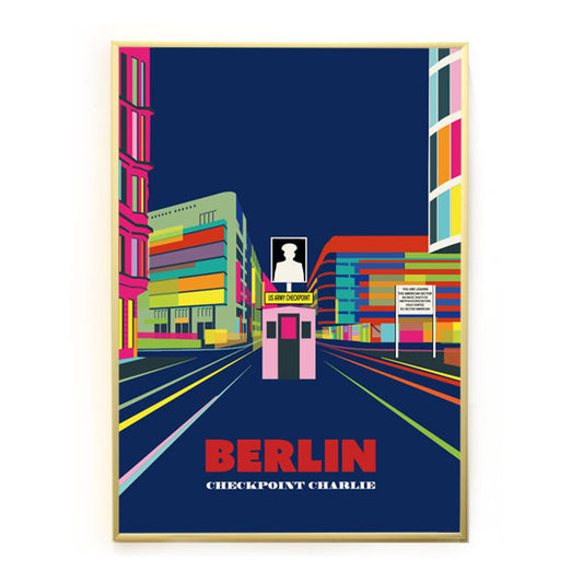Berlin Poster: Checkpoint Charlie