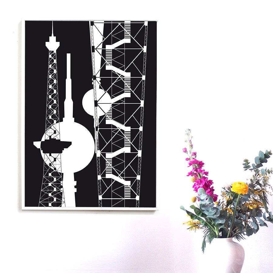 Berlin Poster: East-West