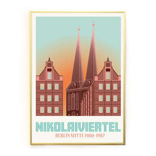 Berlin Poster: Nikolaiviertel