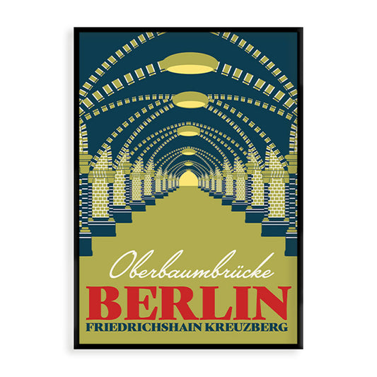 Berlin Poster: Oberbaumbrücke