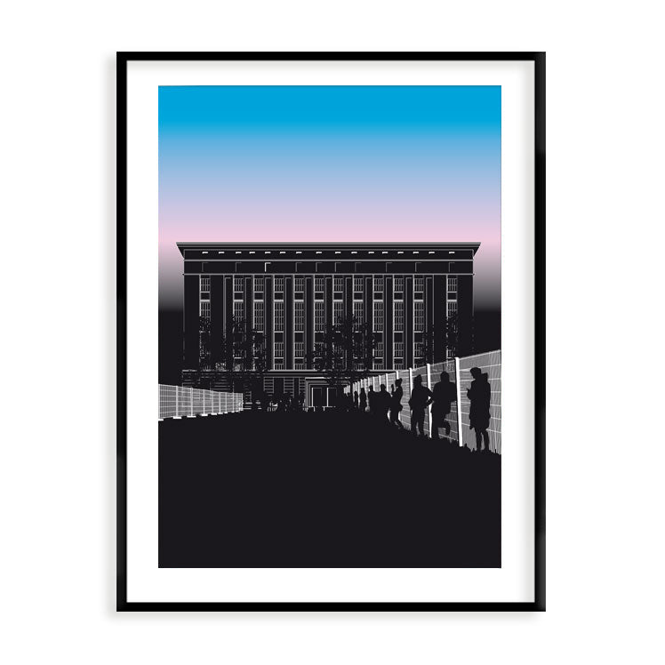 Berlin Poster: Techno Schlange