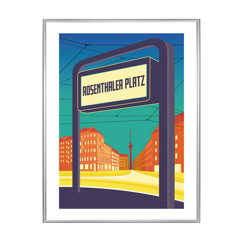 Berlin Poster: Rosenthaler Platz