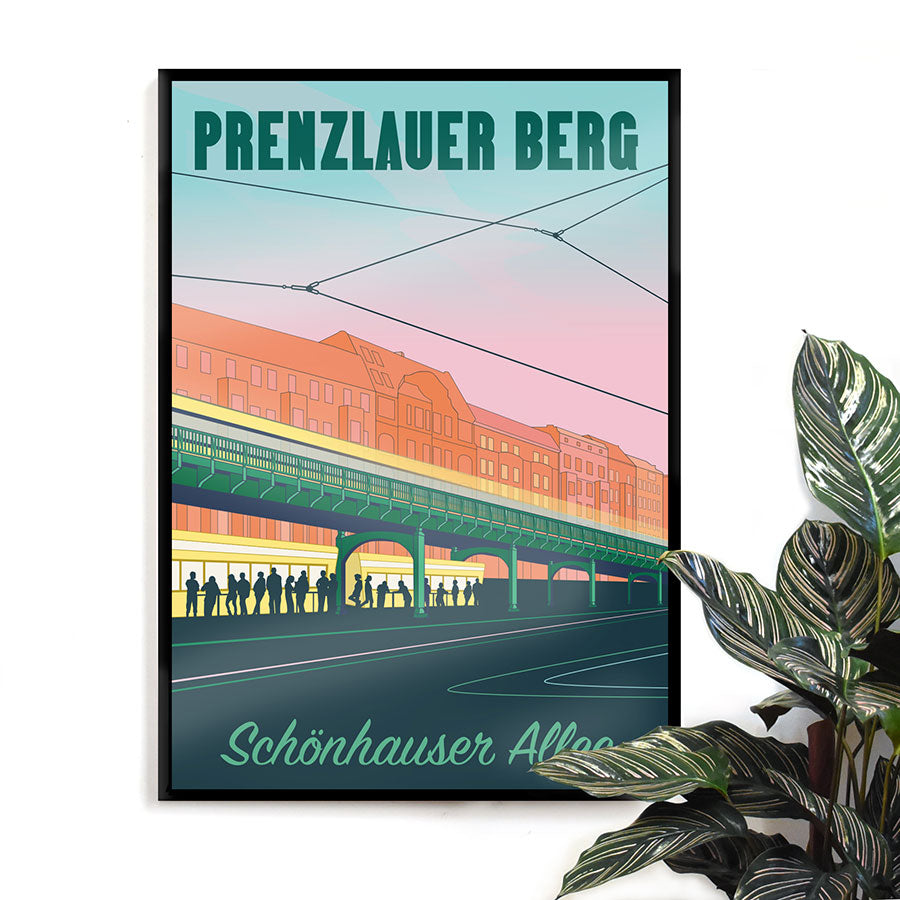 Berlin Poster: Schönhauser Allee
