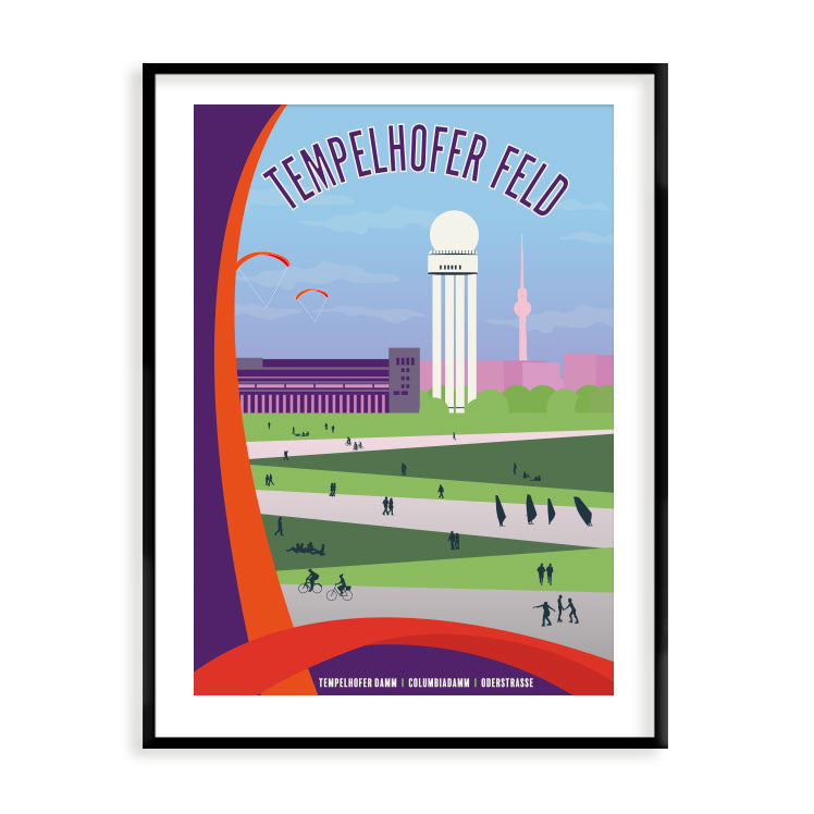 Berlin Poster: Tempelhofer Feld