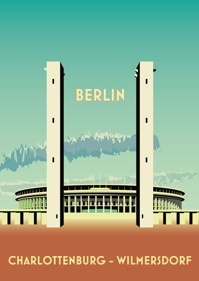 Berlin Poster: Charlottenburg-Wilmersdorf