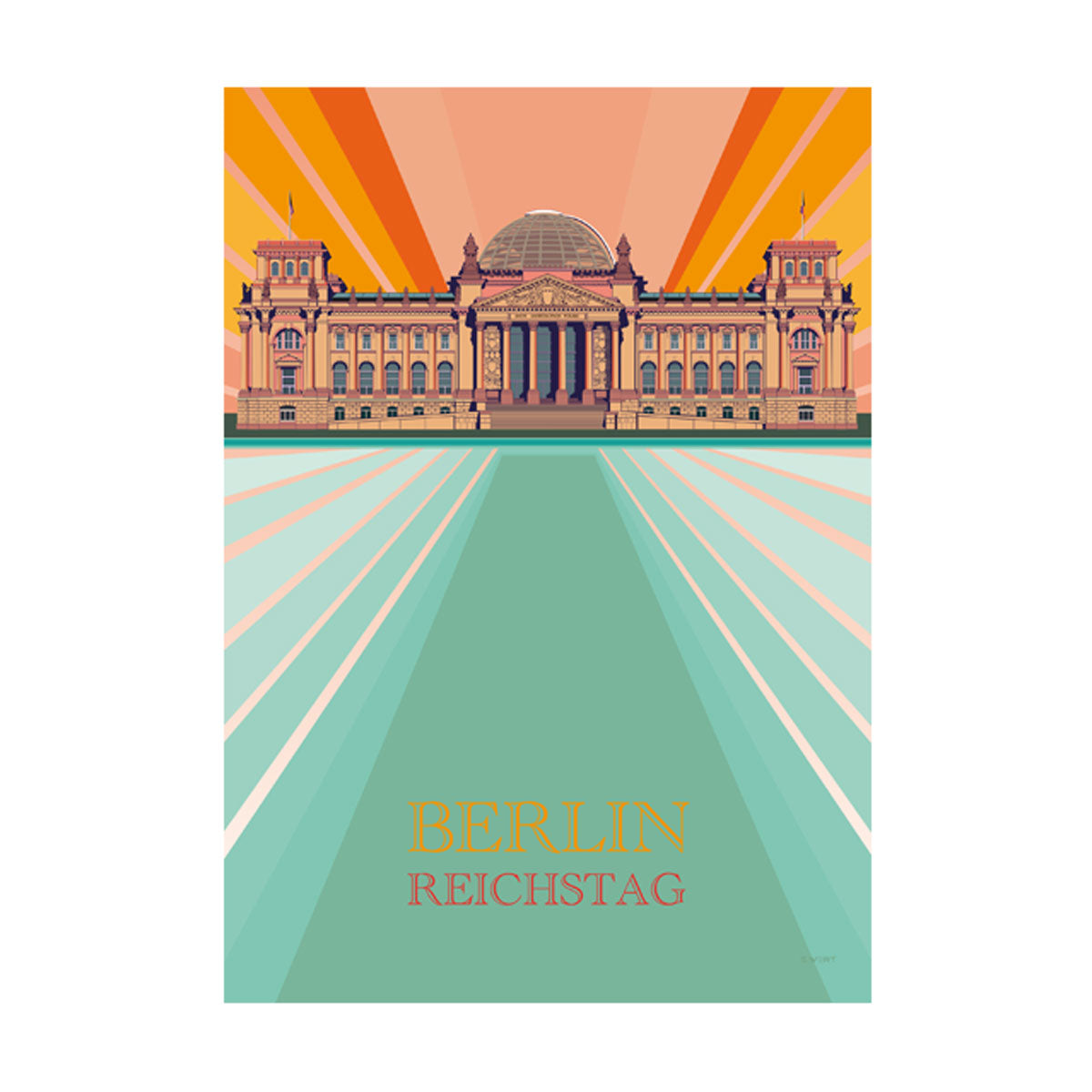 Berlin Poster: Reichstag