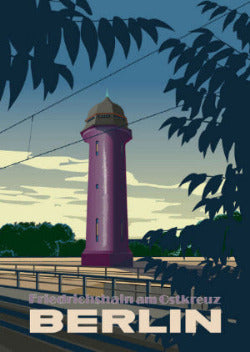 Berlin Poster: Friedrichshain am Ostkreuz