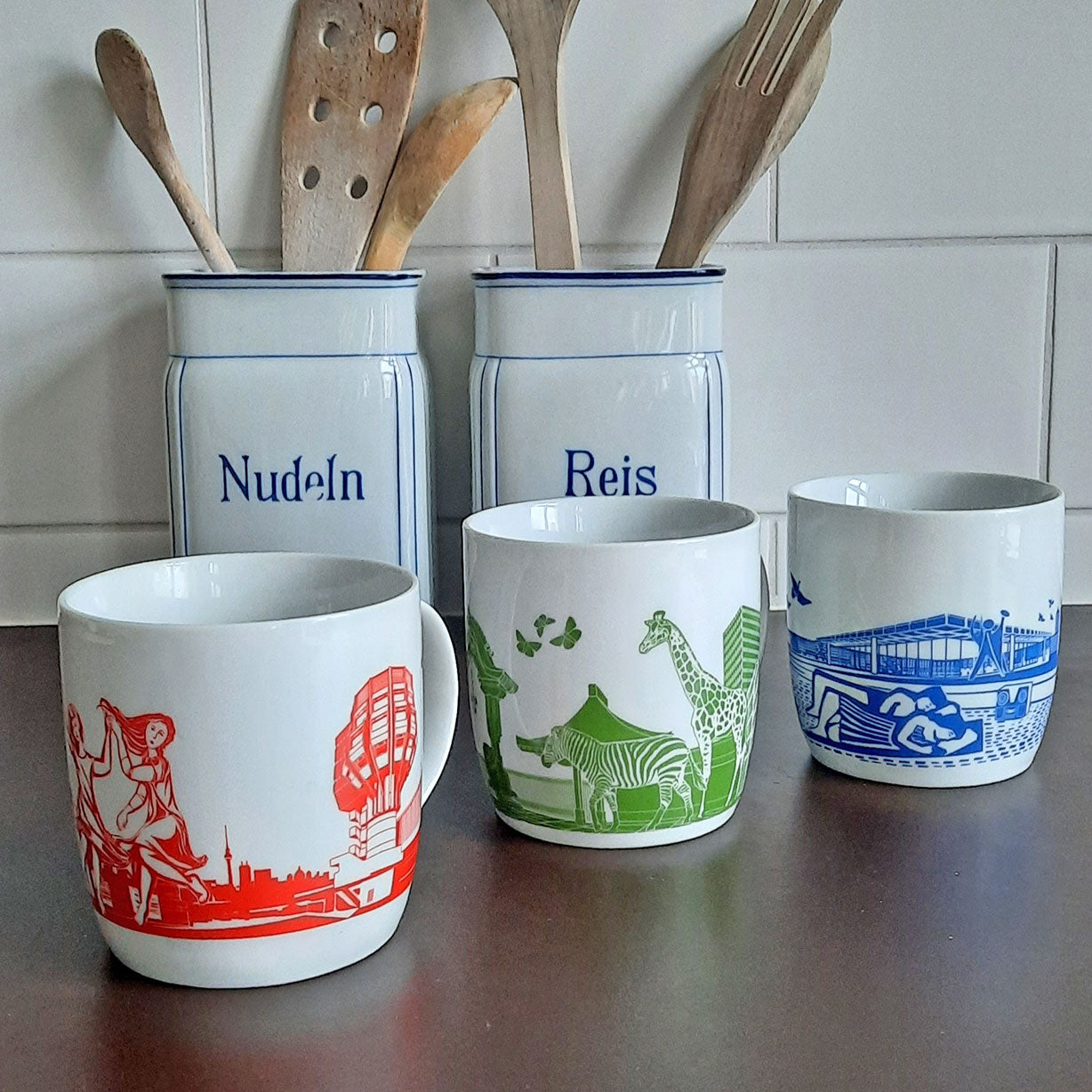 Tasse: Berlin Blau