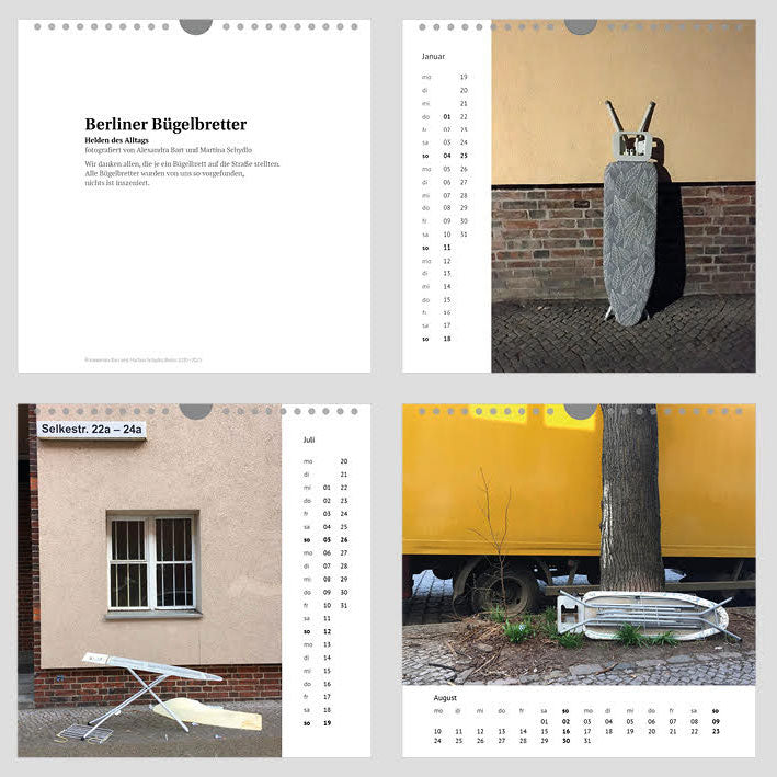 Kalender 2026: Berliner Bügelbretter