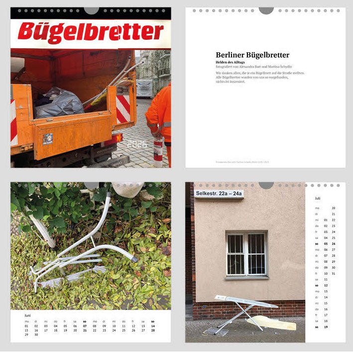 Kalender 2026: Berliner Bügelbretter