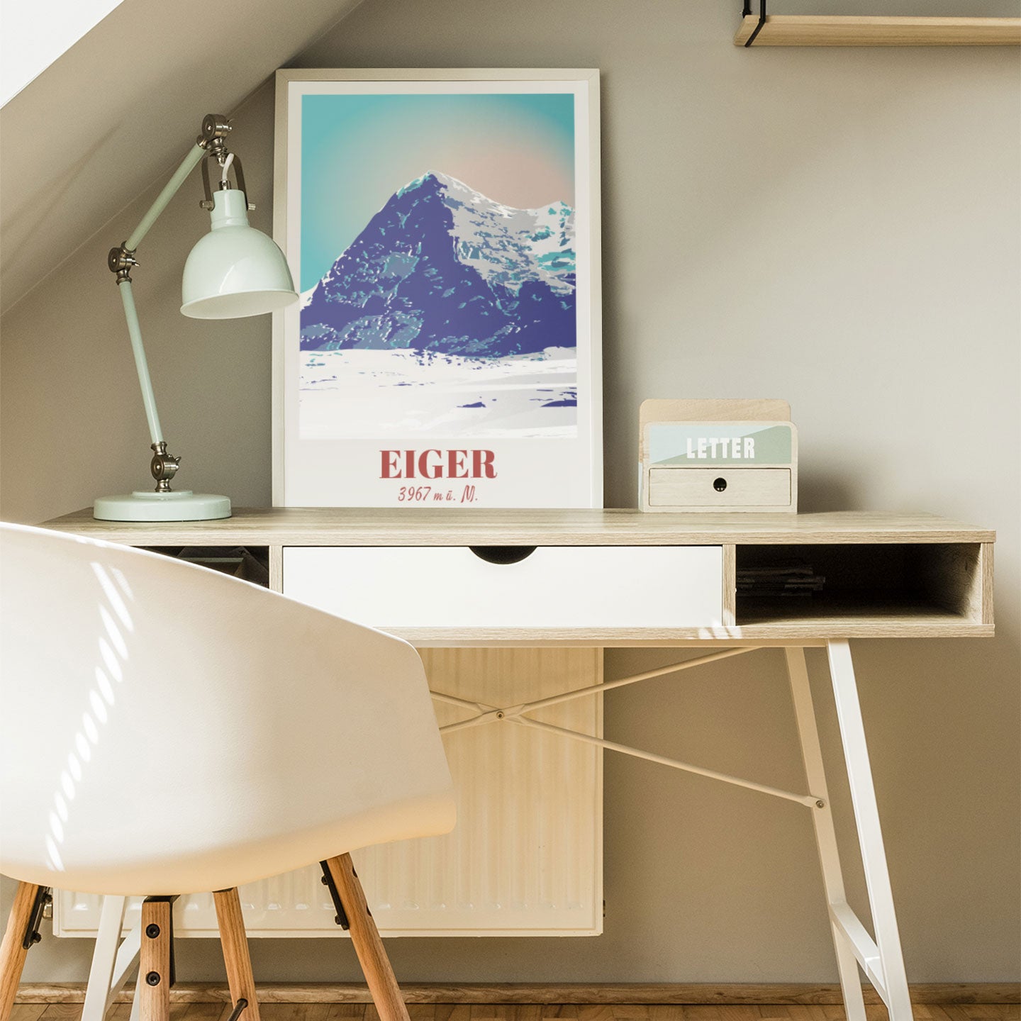 Poster: Berner Alpen - Eiger