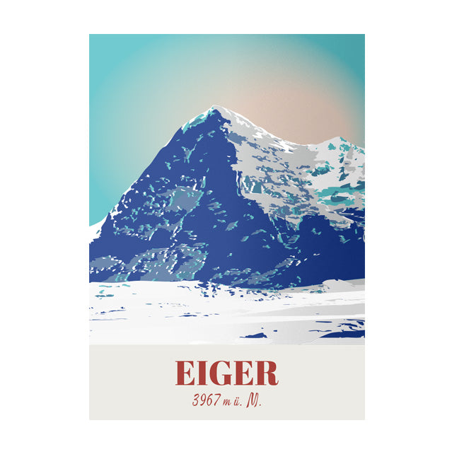 Poster: Berner Alpen - Eiger