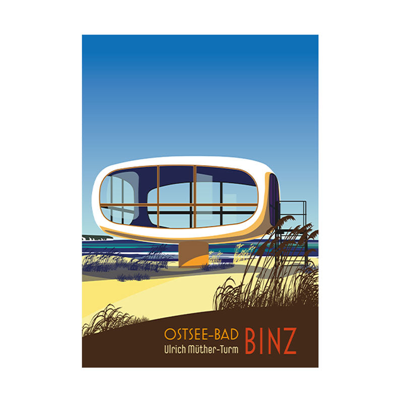 Binz Poster: Ostsee-Bad