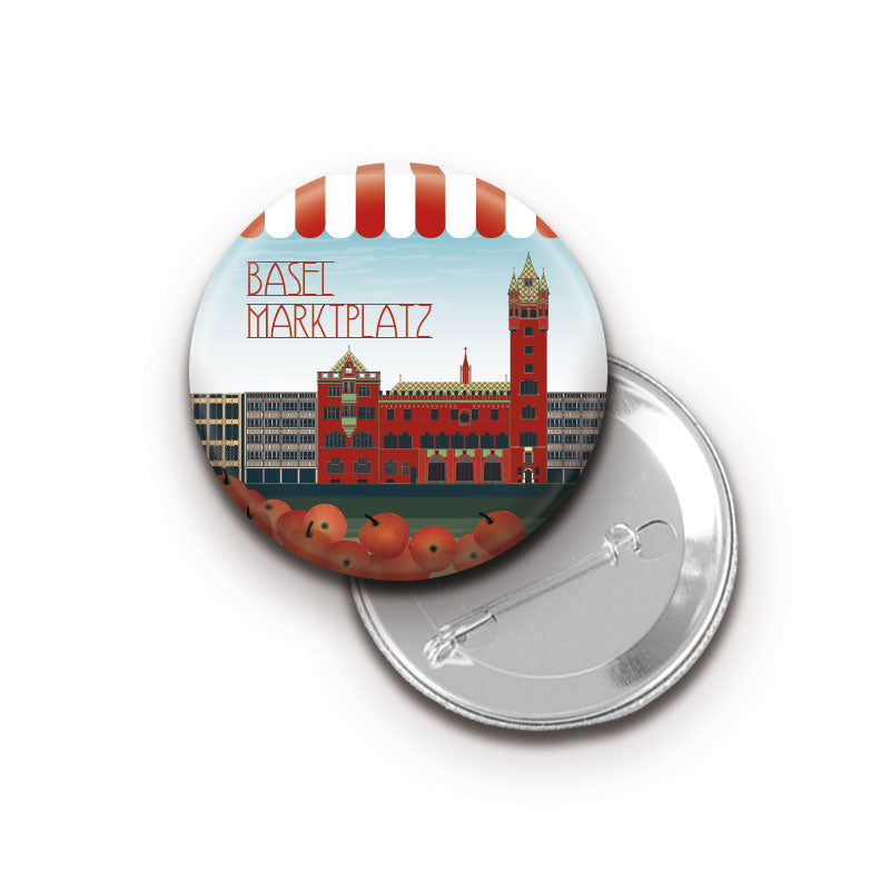 Button: Basel Marktplatz