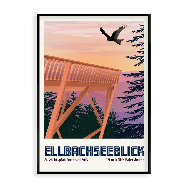 Schwarzwald Poster: Ellbachseeblick