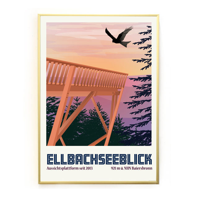 Black Forest Poster: Ellbachseeblick 