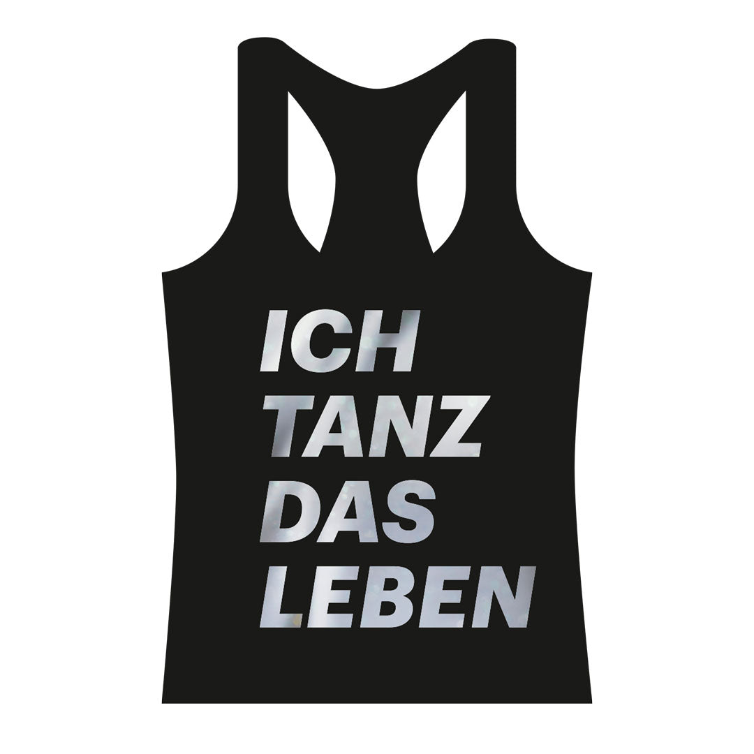 Iconic Yoga Top: ICH TANZ DAS LEBEN