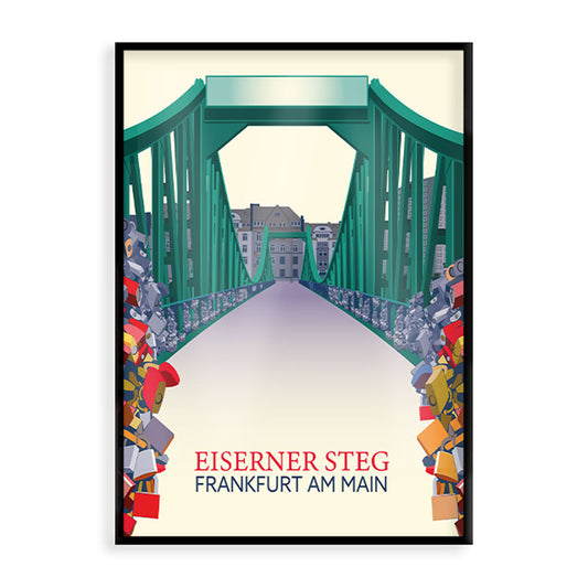 Frankfurt Poster: Iron Bridge
