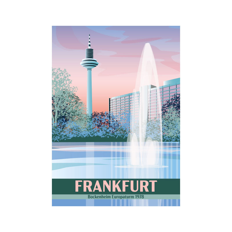 Frankfurt Poster: Europe Tower