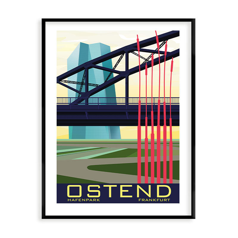 Frankfurt Poster: Ostend Harbor Park