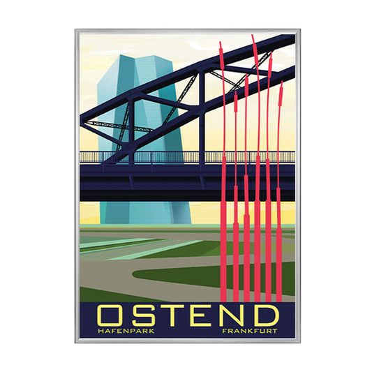 Frankfurt Poster: Ostend Harbor Park