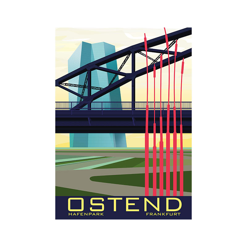 Frankfurt Poster: Ostend Hafenpark