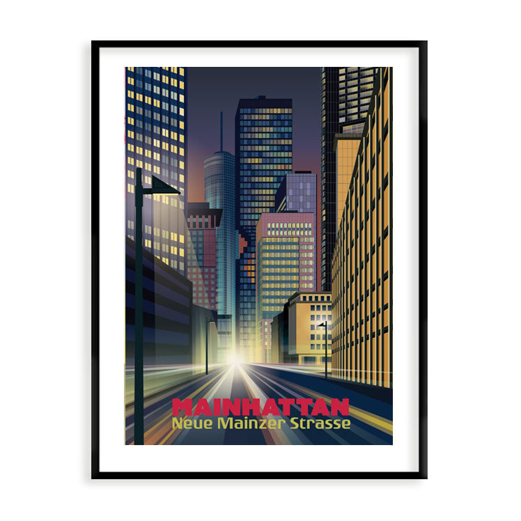 Frankfurt Poster: Mainhattan