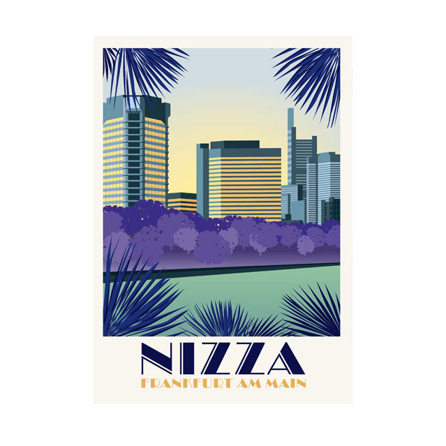 Postkarte: Frankfurt Nizza