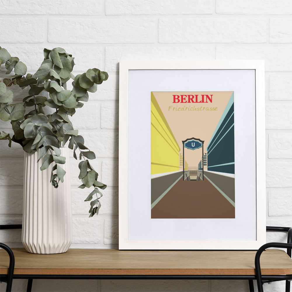 Berlin Poster: Friedrichstraße