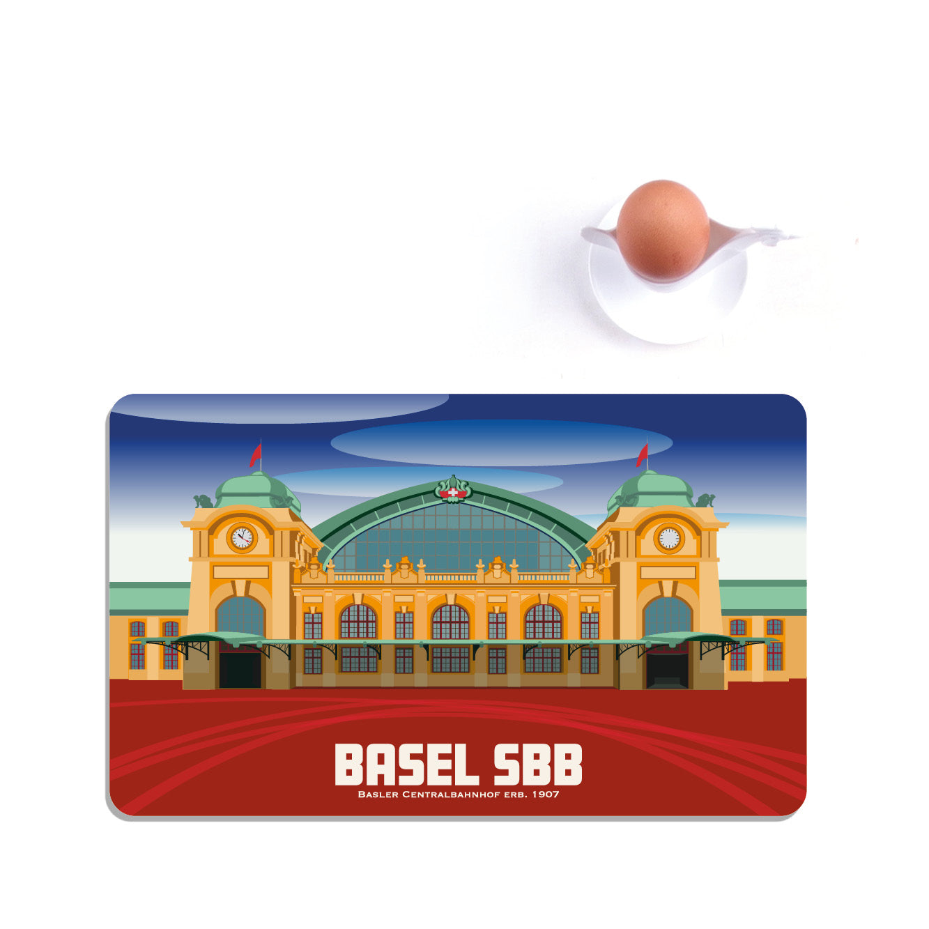 Frühstücksbrettchen: Basel SBB