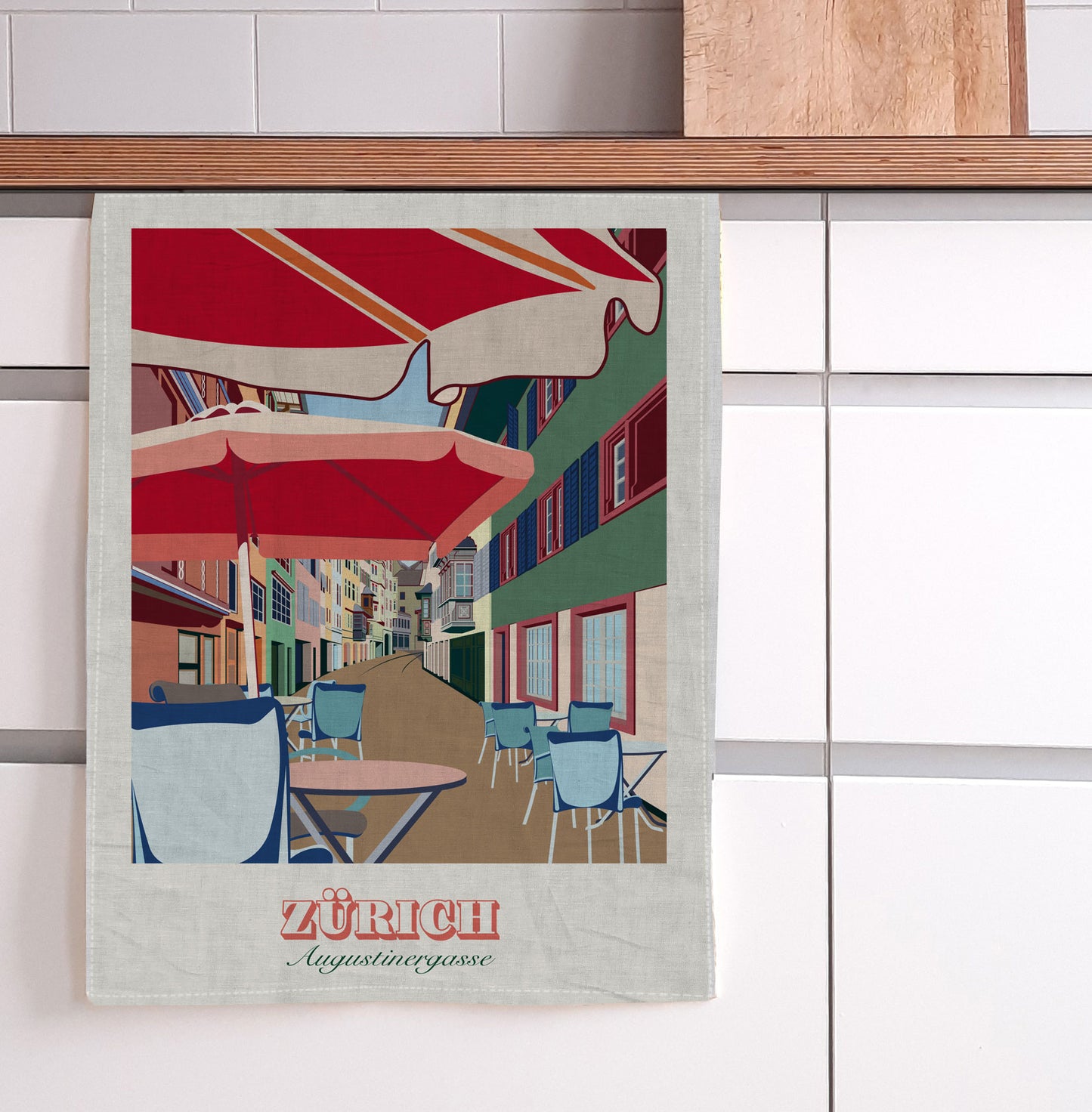 Geschirrtuch Zürich Augustinergasse
