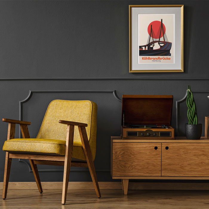 Hamburg Poster: Köhlbrandbrücke