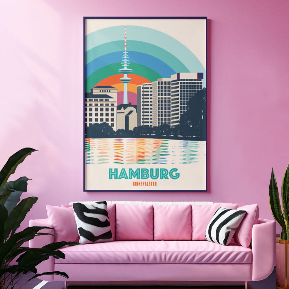 Hamburg Poster: Binnenalster