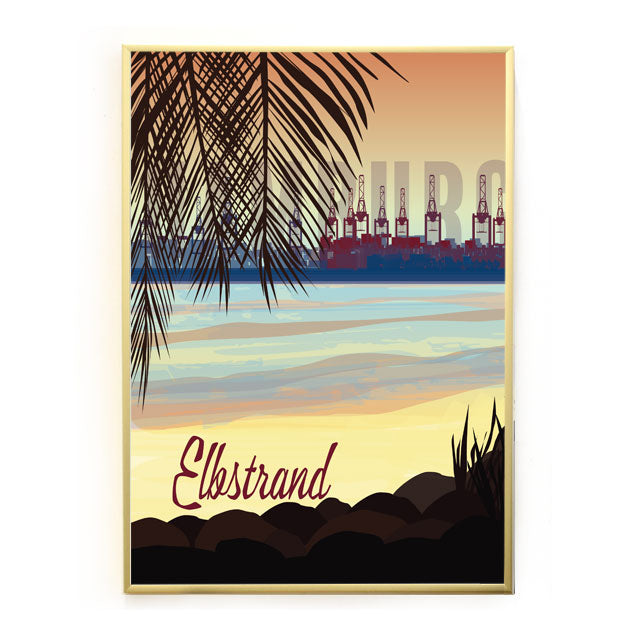 Hamburg Poster: Elbstrand