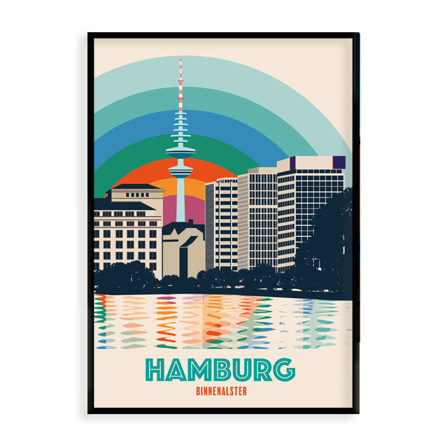 Hamburg Poster: Binnenalster