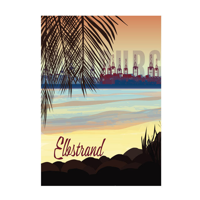 Hamburg Poster: Elbstrand